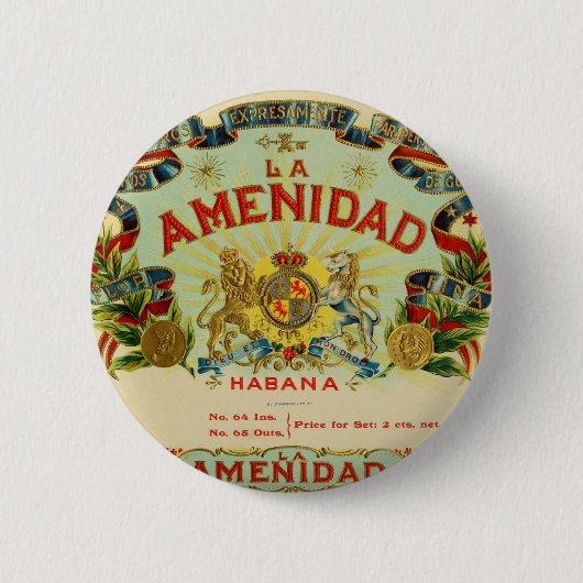 La Amenidad Zigarren Button (Vorderseite)