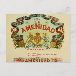 La Amenidad Zigarren Postkarte