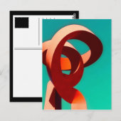 La Antorcha de la Amistad Postkarte (Vorne/Hinten)