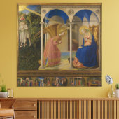 La Anunciación von Fra Beato Angelico Leinwanddruck (Insitu (Wohnzimmer))