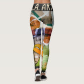LA Art2 Frauen Leggings (Rückseite)