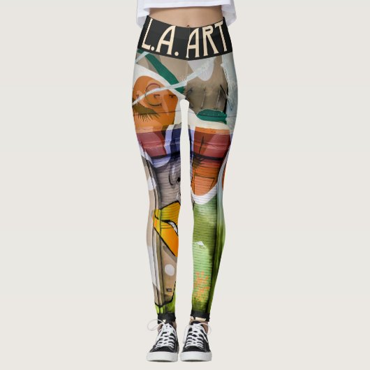 LA Art2 Frauen Leggings (Vorderseite)