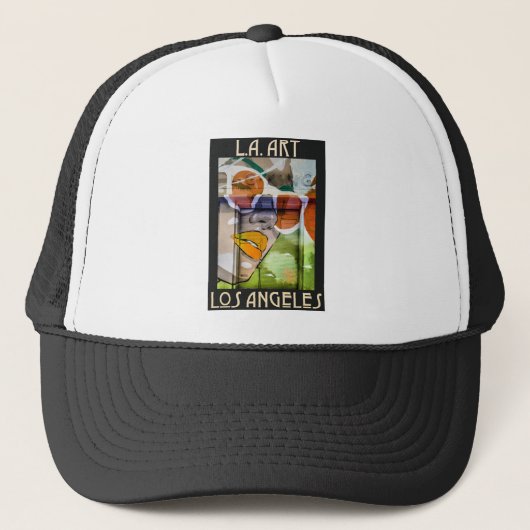 LA Art2 Trucker Hat Truckerkappe (Vorderseite)