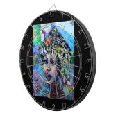 LA Art Dart Board Dartscheibe (Vorderseite rechts)