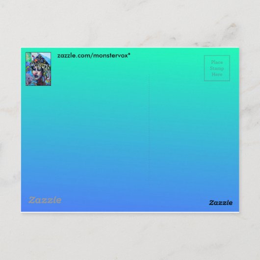 LA Art Postcard Postkarte (Rückseite)