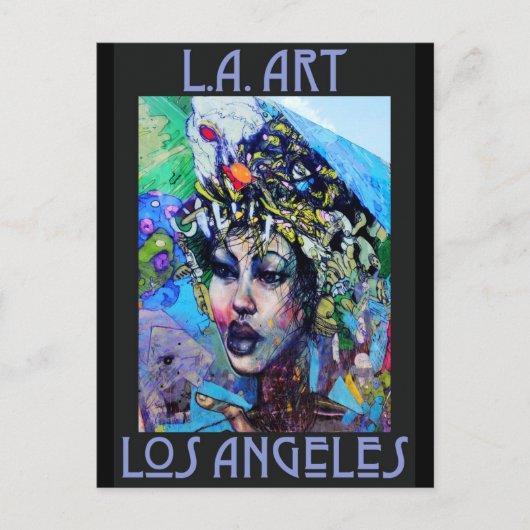 LA Art Postcard Postkarte (Vorderseite)