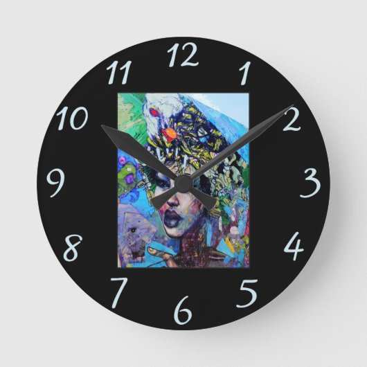 LA Art Wall Uhr (Vorderseite)