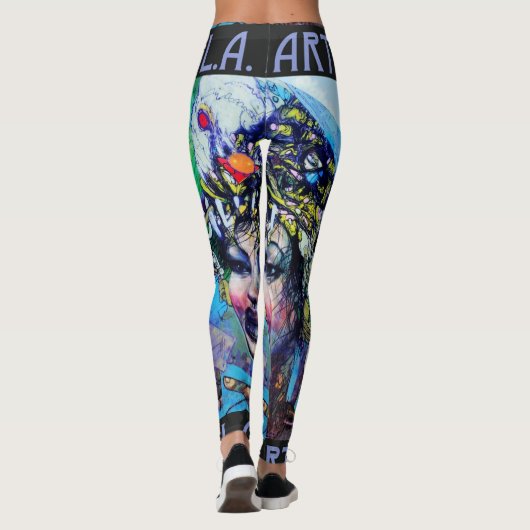 LA Art Women's Leggings (Rückseite)