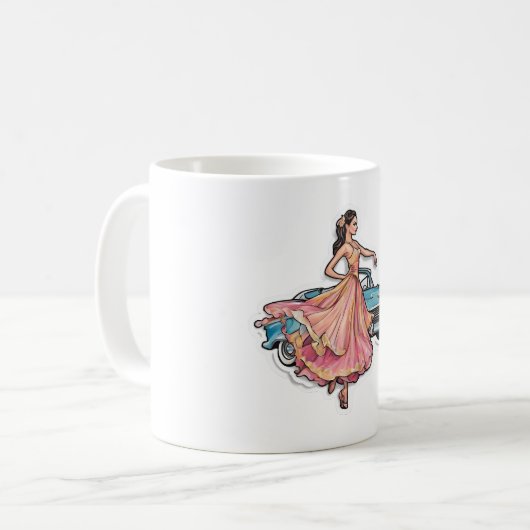la bailarina y su coche kaffeetasse (Vorderseite Links)