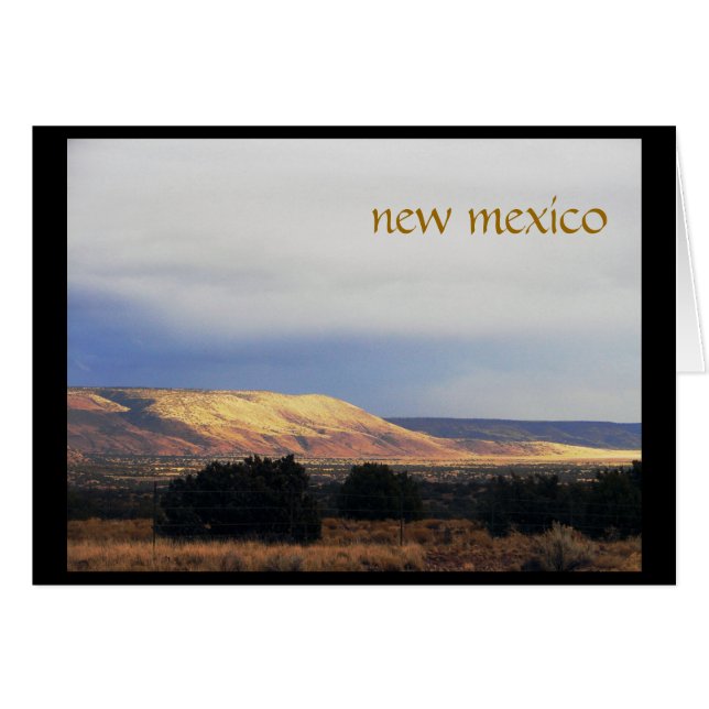la bajada mesa, new mexico (Vorderseite (Horizontal))