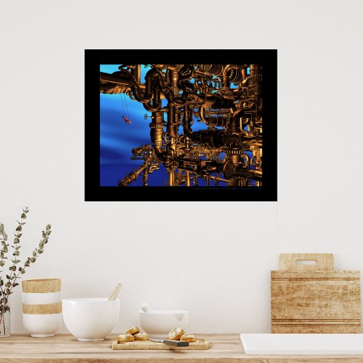 La balançoire - Die Swing Poster (Küche)