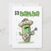 La Bamba Cactus Jam - A Cinco de Mayo Fiesta Musik Einladung (Vorderseite)