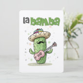 La Bamba Cactus Jam - A Cinco de Mayo Fiesta Musik Einladung (Stehend Vorderseite)