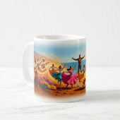 La Bamba Fiesta Tanz am Meer Becher Kaffeetasse (Vorderseite Links)