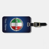 La Bandiera - die italienische Flagge Gepäckanhänger (Vorderseite horizontal)