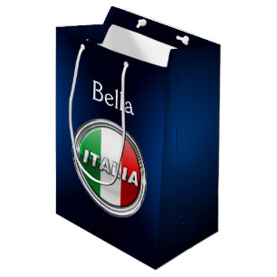 La Bandiera - die italienische Flagge Mittlere Geschenktüte