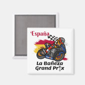 La Bañeza Motorrad Grand Prix. Magnet (Vorderseite/Rückseite)