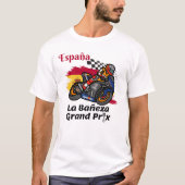 La Bañeza Motorrad Grand Prix. T-Shirt (Vorderseite)