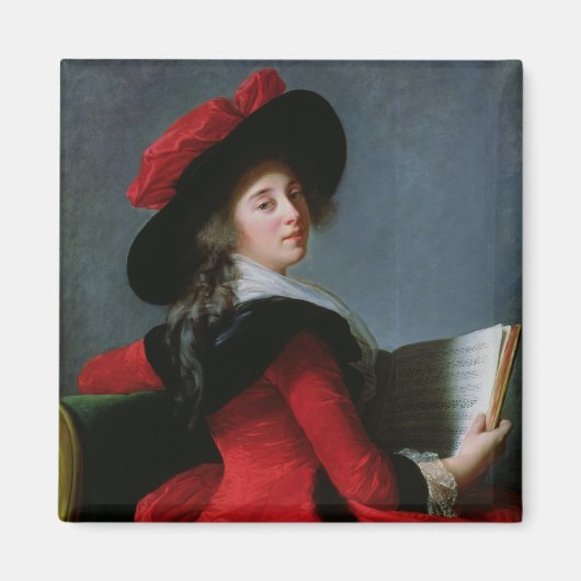 La Baronne de Crussol, 1785 Magnet (Vorne)