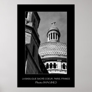 LA BASILIQUE SACRÉ-COEUR, PARIS, FRANKREICH POSTER
