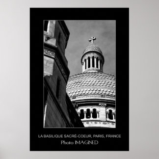 LA BASILIQUE SACRÉ-COEUR, PARIS, FRANKREICH POSTER