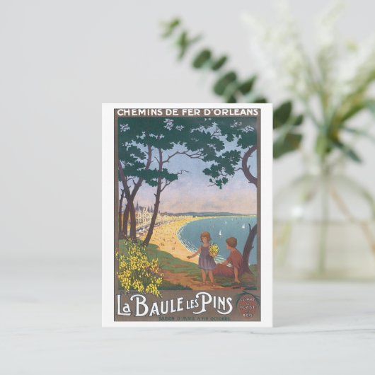 La Baule Les Buttons Postkarte (Stehend Vorderseite)