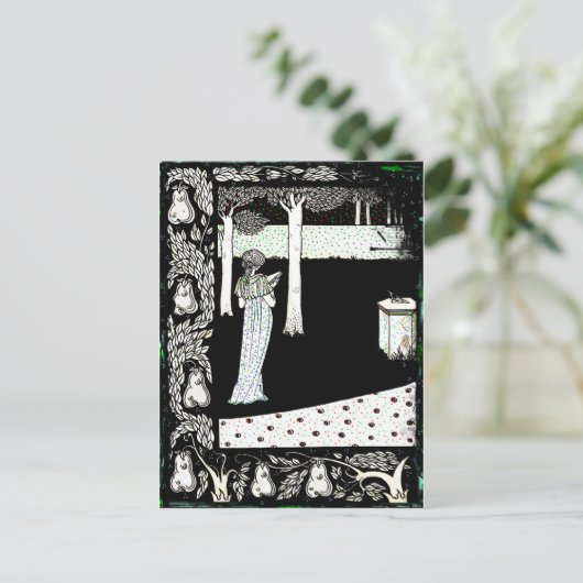 La Beale Isolde Reading im Garten Postkarte (Stehend Vorderseite)