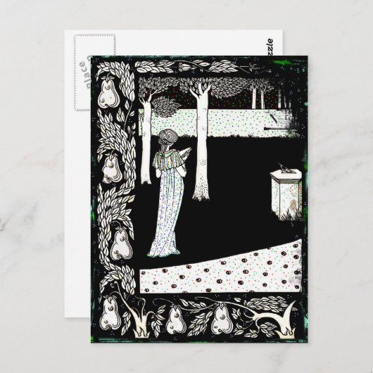 La Beale Isolde Reading im Garten Postkarte (Vorne/Hinten)