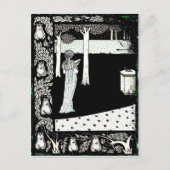 La Beale Isolde Reading im Garten Postkarte (Vorderseite)