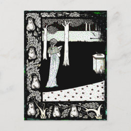 La Beale Isolde Reading im Garten Postkarte