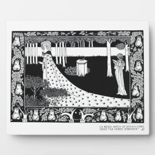 La Beale Isoud at Joyous Gard, Illustration von ' Fotoplatte
