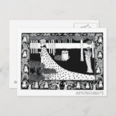 La Beale Isoud at Joyous Gard, Illustration von ' Postkarte (Vorne/Hinten)
