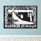La Beale Isoud at Joyous Gard Leinwanddruck (Insitu (Holzboden))
