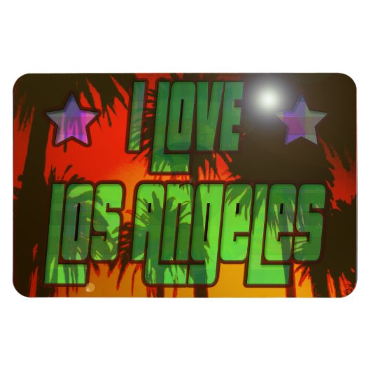 LA Beautiful Burn Magnet (Horizontal)