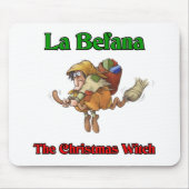 La Befana die Weihnachtshexe. Mousepad (Vorne)
