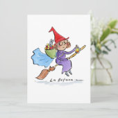 La Befana Einladung (Stehend Vorderseite)