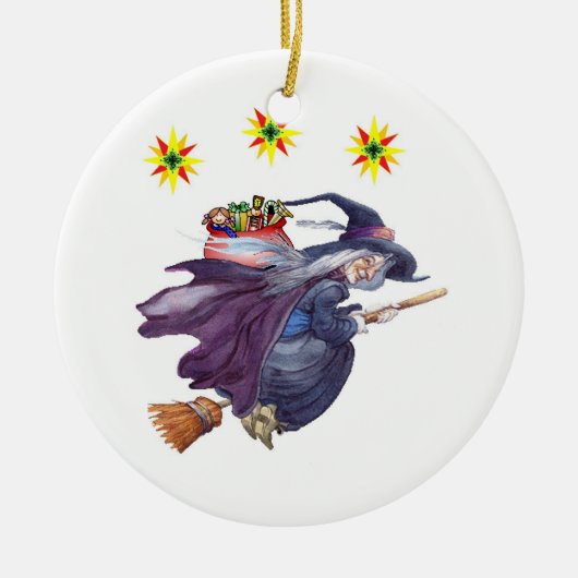 La Befana Keramik Ornament (Vorne)