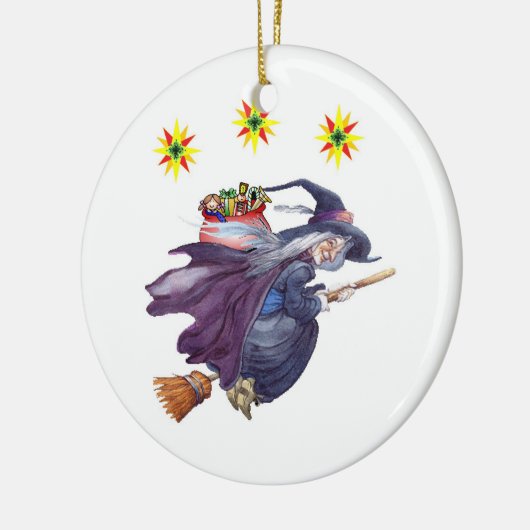 La Befana Keramik Ornament (Links)