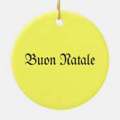 La Befana Verzierung Keramikornament (Hinten)