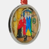 La Befana Verzierung Silbernes Ornament (Rechts)