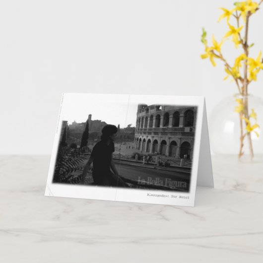 La Bella Figura - Karte 4 (Gelbe Blume)