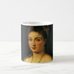 La Bella, Herzogin von Urbino von Tizian Kaffeetasse