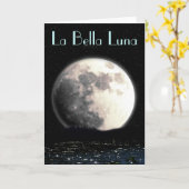 La Bella Luna Grußkarte Karte (Gelbe Blume)