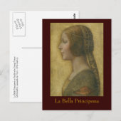 La Bella Principessa Postkarte (Vorne/Hinten)