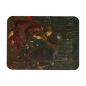 La Belle Dame Sans Merci, 1893 (Öl auf Leinwand) Magnet (Horizontal)