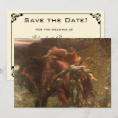 La Belle Dame sans Merci by Frank Dicksee Wedding Save The Date (Vorne/Hinten)