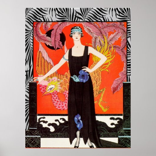 La Belle Dame Sans Merci - G Barbier Poster (Vorne)