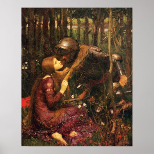 La Belle Dame sans Merci - John William Waterhouse Poster (Vorne)