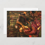 La Belle Dame sans Merci - John William Waterhouse Postkarte (Vorne/Hinten)
