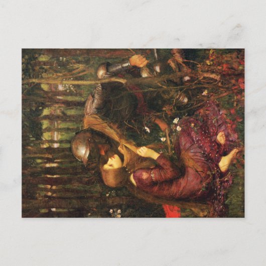 La Belle Dame sans Merci - John William Waterhouse Postkarte (Vorderseite)